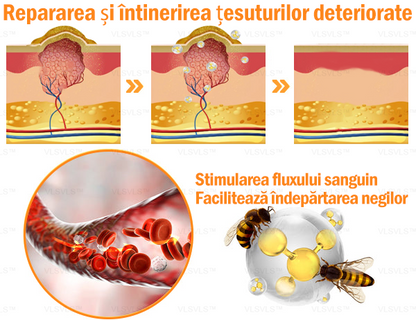 VLSVLS™ CREMĂ DE REPARARE A PIELII CU VENIN DE ALBINĂ (🧑‍⚕️Recomandat de AAD) - Veninul de albine curăță pielea, luptă împotriva acneei, uniformizează tonul pielii, estompează cicatricile, daunele solare și petele de vârstă