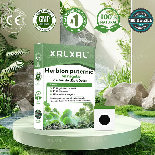 罗马XRLXRL™ Plasă de Slăbire Detox cu Ion Negativ HerbIon - Recomandată de ASMBS